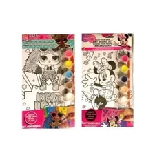 New 2pc Minnie Mouse & LOL Surprise Paint Activity Sets. Ages 3+