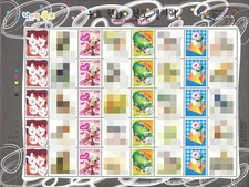 Korea South 2004 "My Own Stamp" Sheet