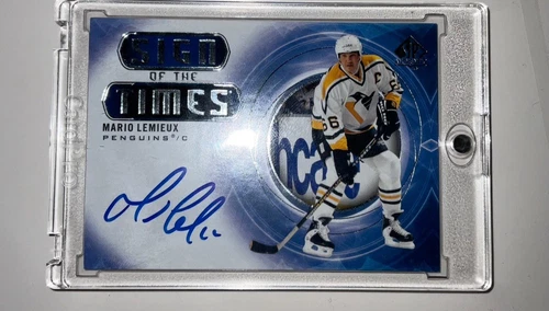 2020-2021 Sp Authentic Mario Lemieux Sign Of The Times SOTT-ML