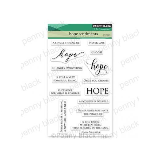 Penny Black Clear Stamps - Hope Sentiments 30-803