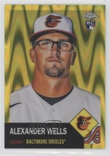 2022 Chrome Platinum Anniversary Yellow RayWave Refractor 84/250 Alex Wells 0q1p