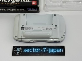 Bandai WonderSwan Swan Crystal Blue Violet Console System Good Condition Boxed