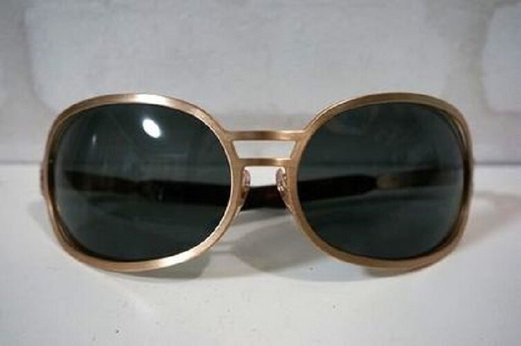 Rare! CHRISTIAN ROTH sunglasses Gold Big X-JAPAN HIDE favorite 