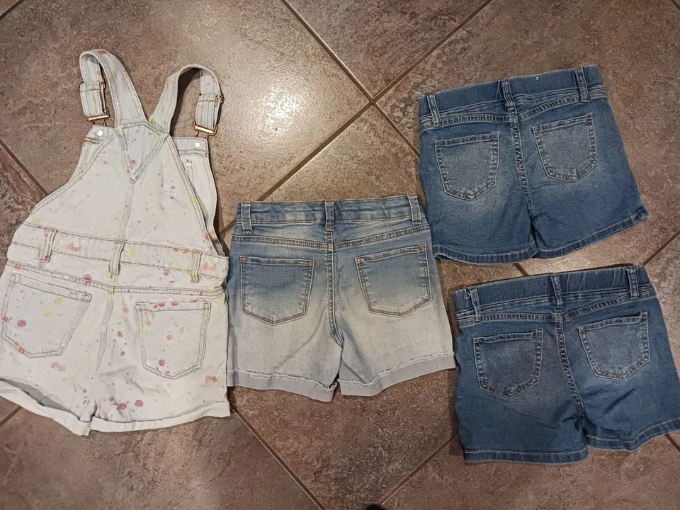 4 Sets of Girls Size 10-12 Denim Shorts - Image 2 of 4