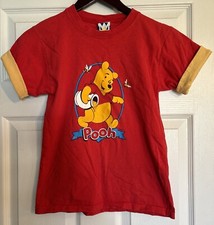 Kids Vintage 90s Winnie The Pooh Hunny T-Shirt Size Large