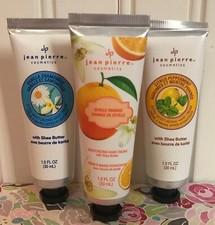 3 JEAN PIERRE SHEA HAND CREAM VANILLA CHAMOMILE - ORANGE - CITRUS PEPPERMINT 1oz