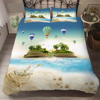 Float Drift Bottle 3D Printing Duvet Quilt Doona Covers Pillow Case Bedding Sets