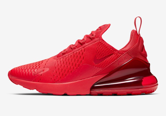 nike air max 270 red running shoes