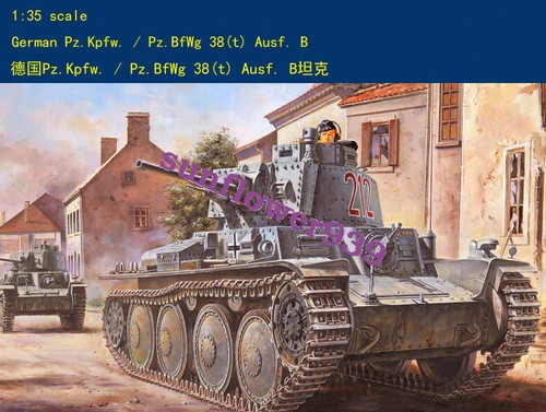 Kit Maquette Hobby Boss 1:35 - Char Allemand Pz.Kpfw. 38(t) Ausf. B - Neuf