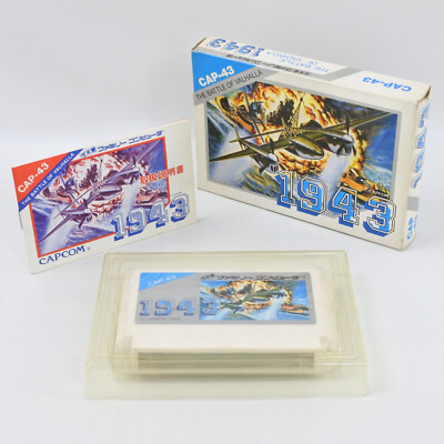 1943 The Battle of Valhall Famicom Nintendo 2718 fc
