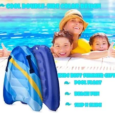 Inflatable Foldable Floating Surfboard  Beach Swimming Pool Raft Water Toy NEW