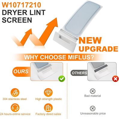 Filtro De Pelusa Para Secadora Whirlpool W10625507