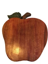 Apple Charcuterie Board Cutting Wood Fall Autumn Cheese Farm Display  B12