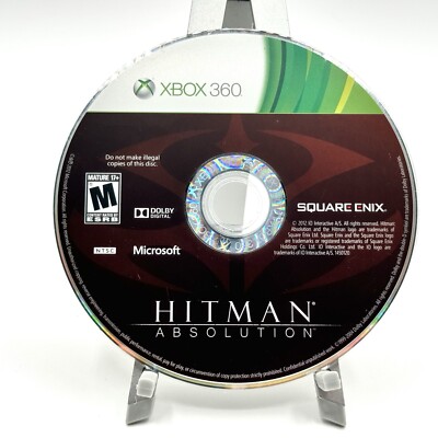 Hitman Absolution 360 Microsoft Xbox, 2012 Loose Disc Only Tested Works