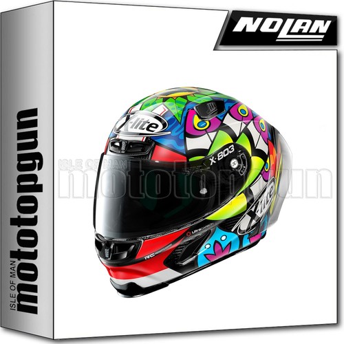 X-LITE BY NOLAN CASCO MOTO INTEGRALE X-803 RS ULTRA CARBON REPLICA DAVIES  029 L | eBay