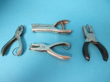 LOT OF 4 AWESOME VINTAGE MCGILL UTILITY HOLE PUNCH 1641521 CONDUCTOR TICKET