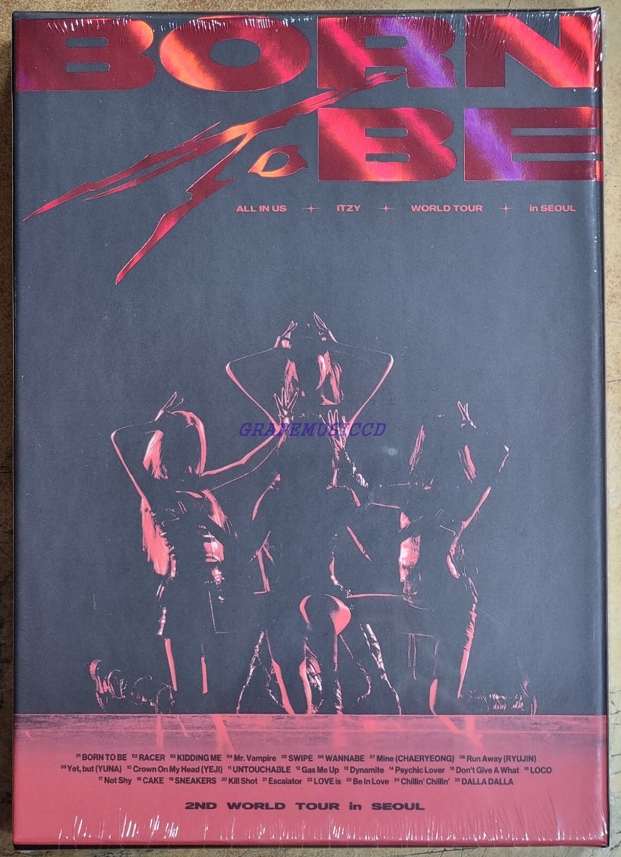 ITZY 2ND WORLD TOUR BORN TO BE in SEOUL DVD + JYP SHOP PHOTOCARD