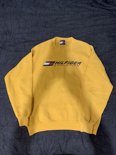vintage Tommy Hilfiger athletics yellow 
