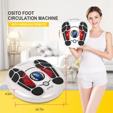 EMS Foot Massager Circulation Stimulator Booster for Neuropathy Pain Relief TENS