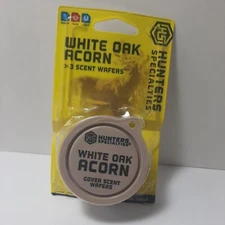 Hunters Specialties  White Oak Acorn Scent Wafers 3 Per Pack crush box 