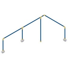 Sealey Sharkbite Speedfit 3 Drop Air Supply System Kit 18 metre 22mm 18m