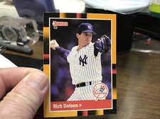 1988 Donruss Baseball's Best # 52 RICH DOTSON YANKEES