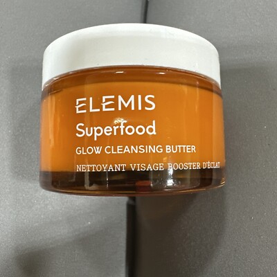 ELEMIS Superfood Glow Cleansing Butter - 3 fl oz / 90 mL Damaged Box. New Unopen