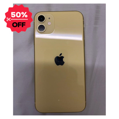 Apple iPhone 11 Unlocked Verizon T-Mobile SmartPhone Yellow/Black - 64GB 128GB