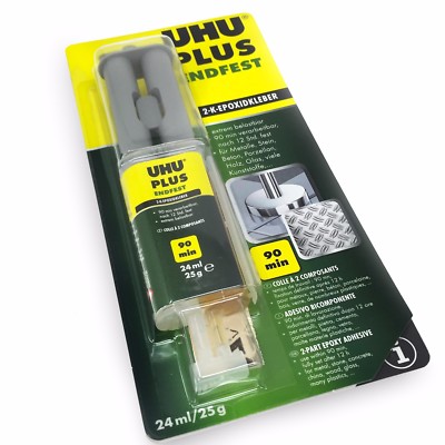 UHU Epoxy Endfest Plus Two Part Adhesive Solvent Free 24ml