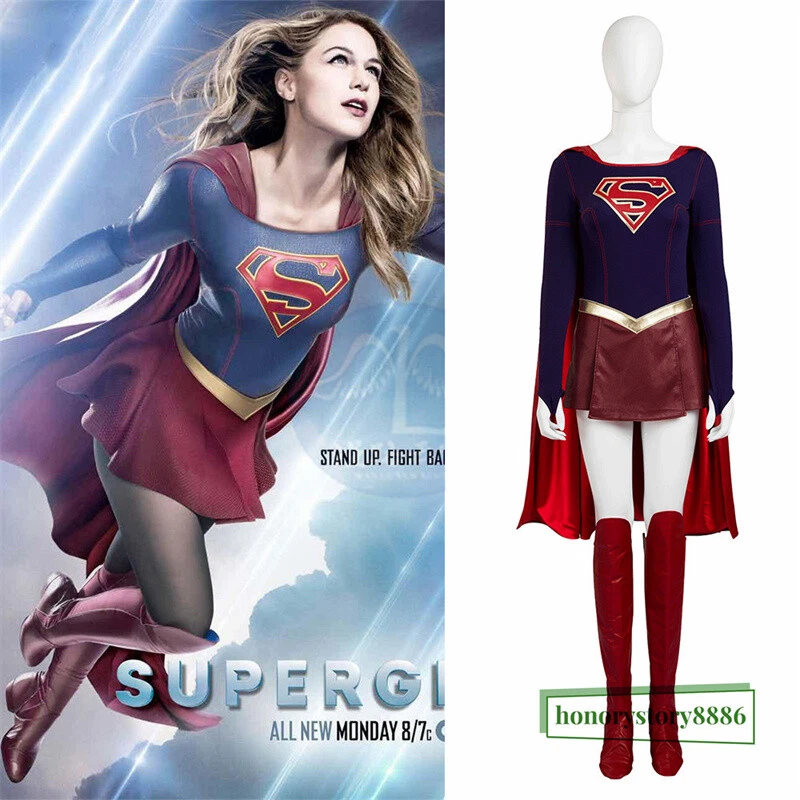 Supergirl Superwoman Tights Bodysuit Jumpsuit Outfits Halloween Cosplay  Clothing