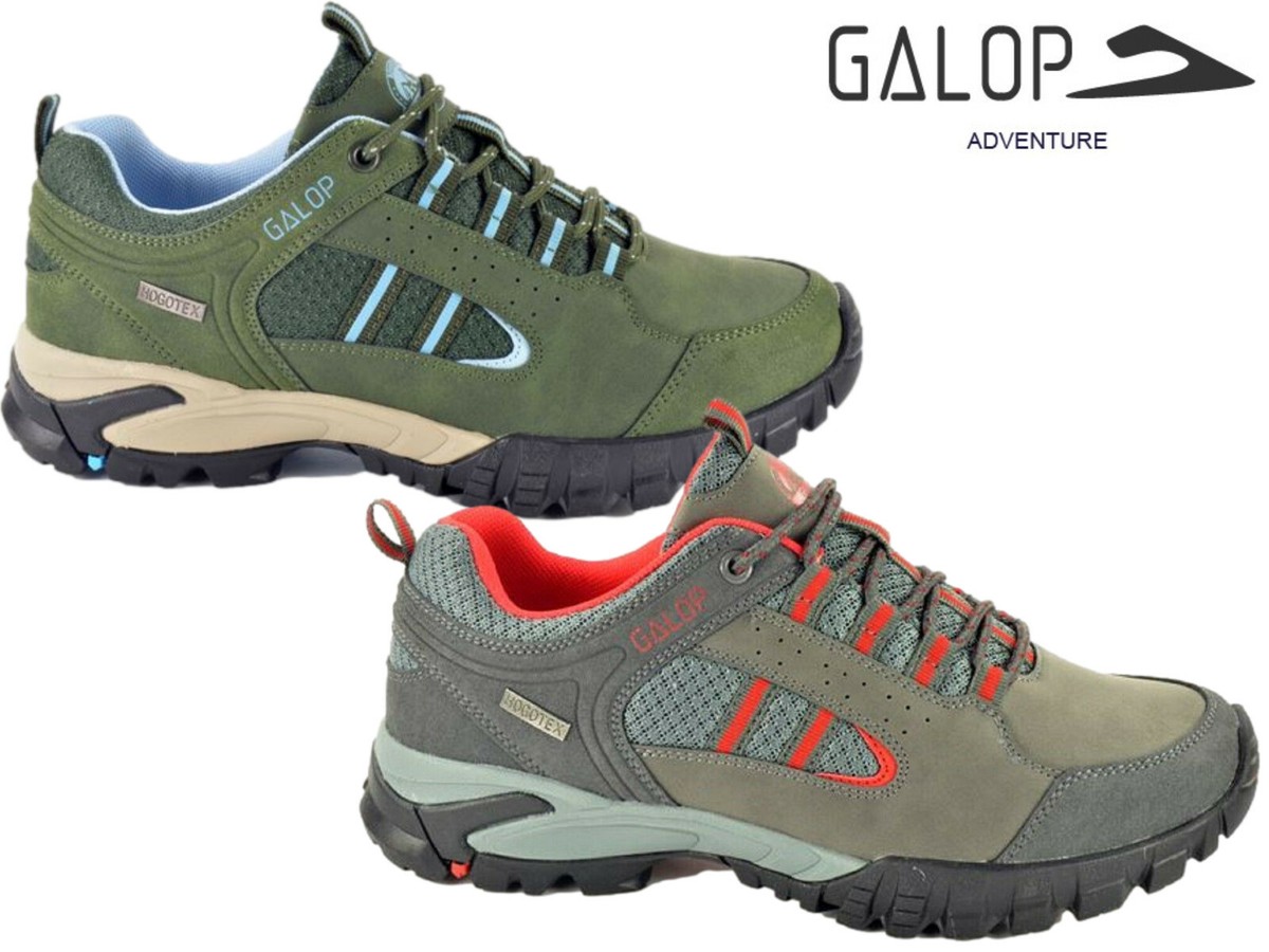 Ladies Galop Walking Shoes Water Resistant Trainers Comfort Hiking Outdoor  Trek