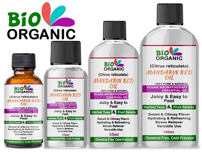 Ätherisches Öl Mandarinenrot - 100% rein - für vegane Aromatherapie & Raumduft