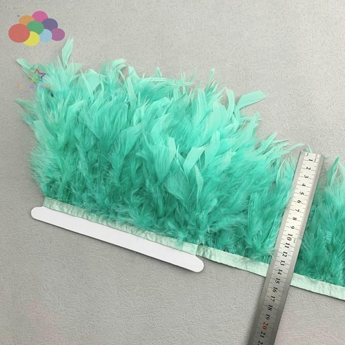 40 colori 2 metri 10-15 cm soffici piume di tacchino decorazione finiture Marabou Plumas - Foto 34 di 45