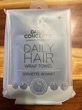 Daily Concepts Daily Hair Wrap Towel NAVY BLUE One Size New