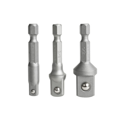 Stecknuss Bit Adapter 1/4'' 6knt Antrieb auf ww 1/4'', 3/8'', 1/2'' Vierkant-Abtrieb