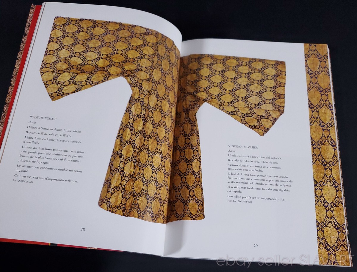 BOOK Textiles of Yemen ethnic jewelry traditional dress embroidery