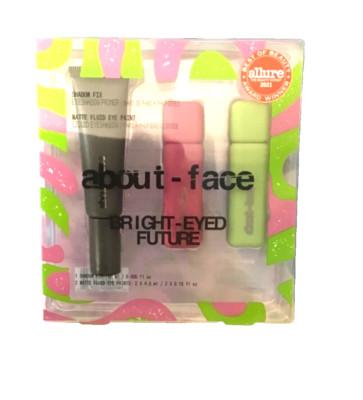About Face Halsey LE Bright Eyed Future Fluid Eye Paint Shadow Fix 3 pcs New