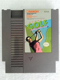 VINTAGE Nintendo NES Video Game - Bandai GOLF CHALLENGE PEBBLE BEACH - WORKING