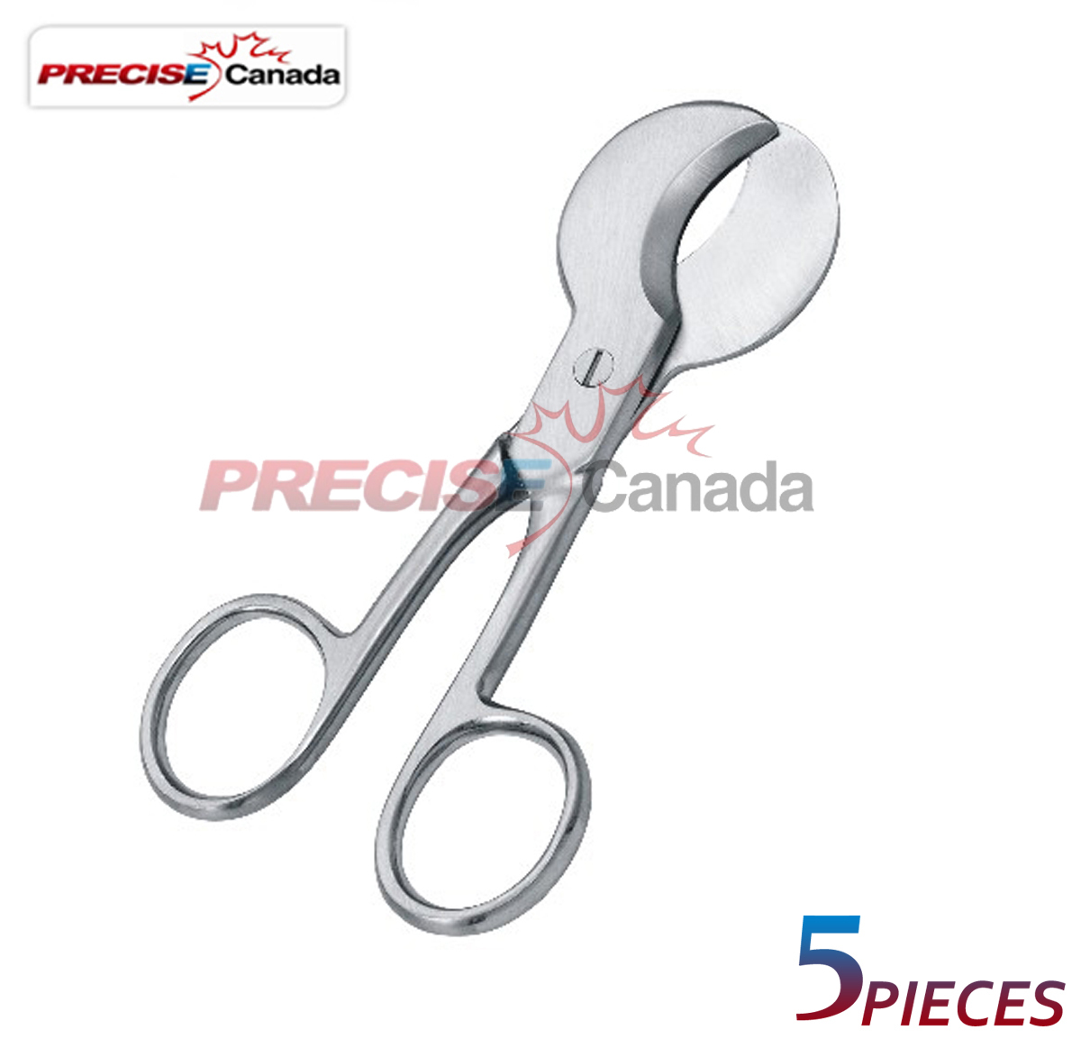 SET OF 5 UMBILICAL CORD SCISSORS 4.5