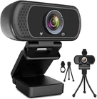 Webcam HD 1080p Web Camera, USB PC Computer Webcam w/Microphone, Laptop Desktop