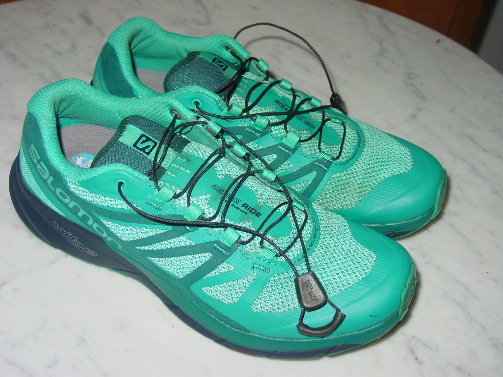 2017 scarpe da trail running Salomon Sense Ride 398477 Bluebird Lagoon taglia 9