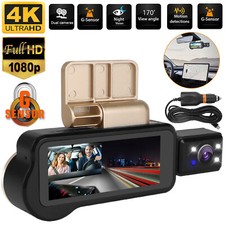 1080P Dual Lens Dash Camera Video Recorder Front Inside Night Vision G-Sensor US