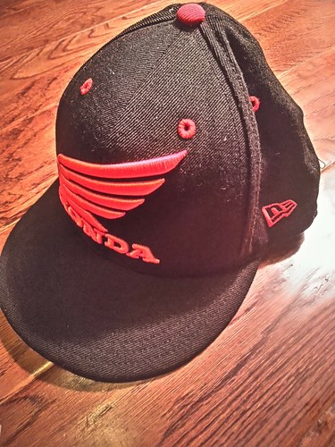NEW ERA 100% WOOL HONDA HAT BLACK/RED 