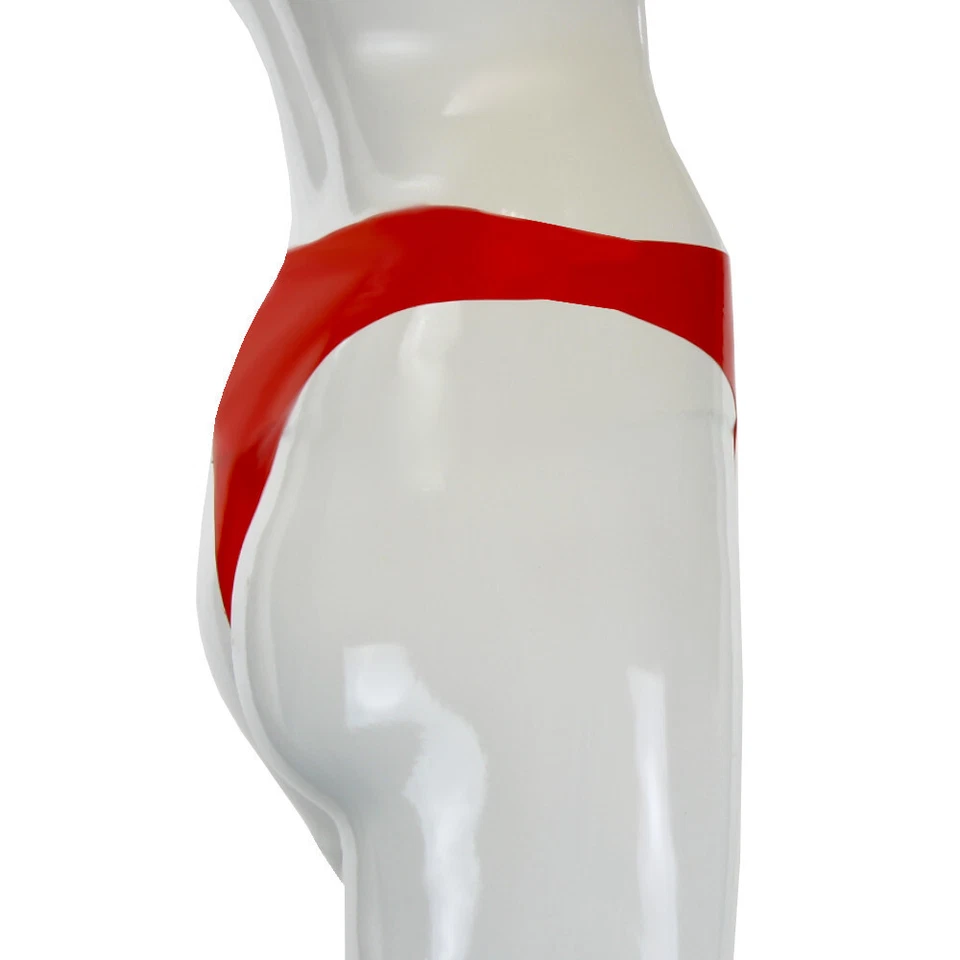 LatexDreamwear roter 100% Latex Frauen / Damen Tanga / Slip / sexy Höschen - Bild 2 von 4