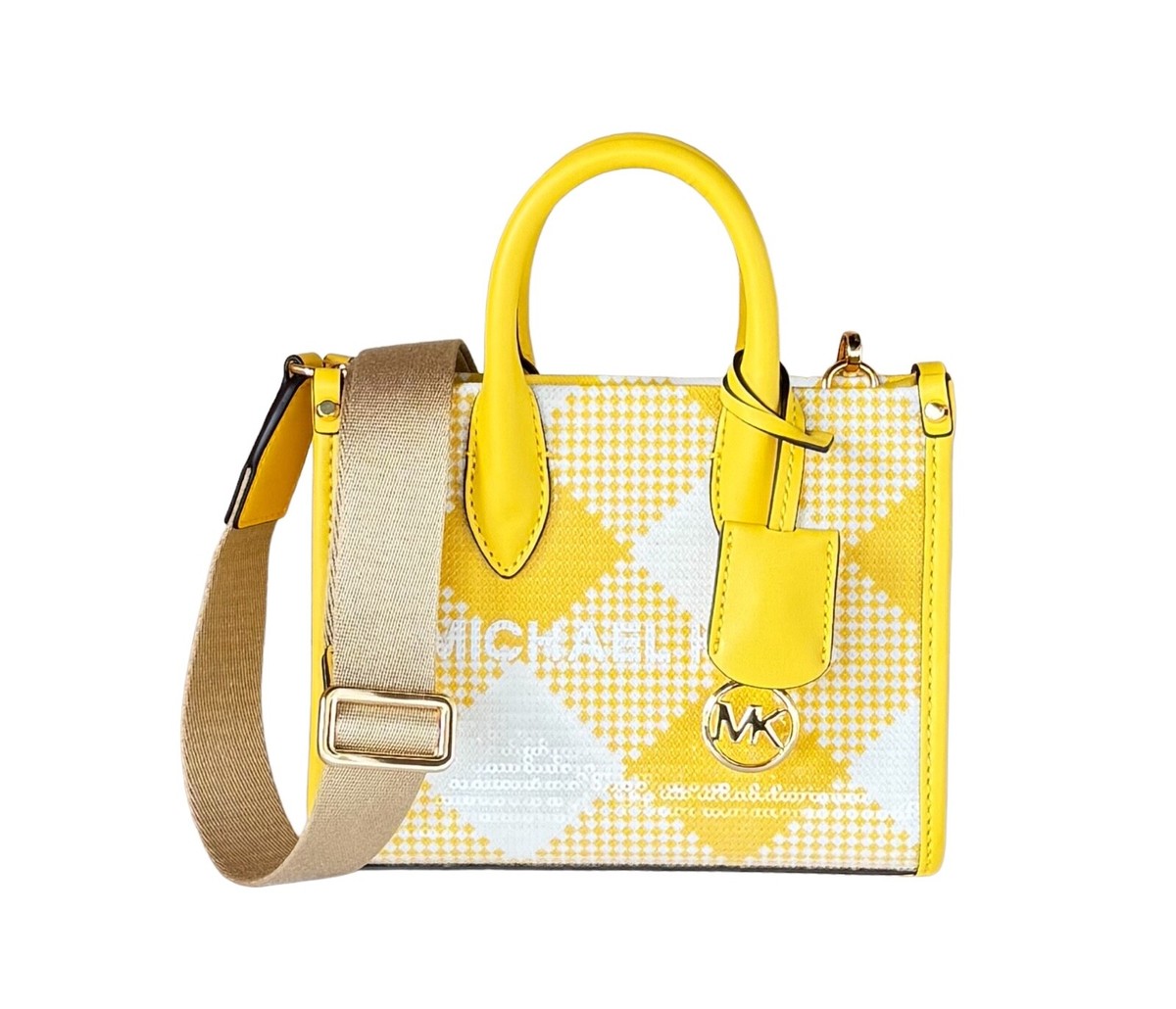 MICHAEL KORS MIRELLA XS MINI SHOPPER SATCHEL CROSSBODY SEQUINS BAG
