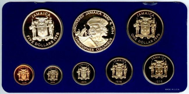 Jamaica Proof Set 銀貨 Buy 1973 Jamaica 7-Piece Proof Set | APMEX