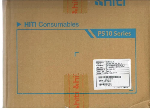 HiTi P510 6x8 Carta e Ribbon per 660 stampe 15X20 Confezione da 4 Bobine