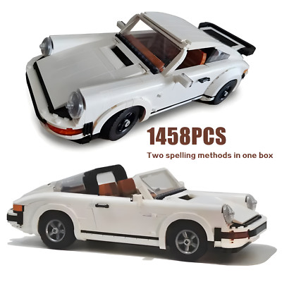 1458PCS Retro Car Model Building Set 2in1 - Classic Porsche 911 Model Kit 