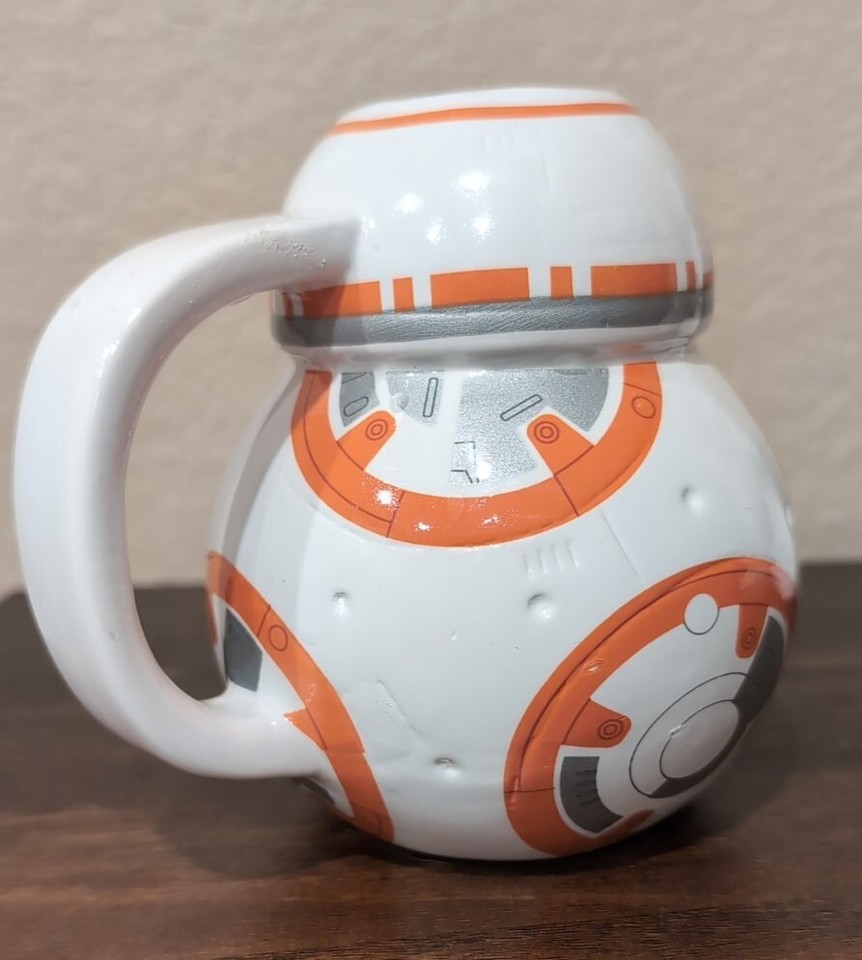 BB8 Coffee Mug LUCASFILM Star Wars BB8 Round Mug Jedi Lucas Arts Glass Cup ZAK! eBay