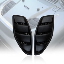 Pair 10th Anniversary Hood Air Vent Outlet Trim Cover For 2007-2018 Wrangler Jk